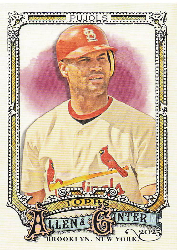 2025 Topps Allen & Ginter Baseball Albert Pujols #1