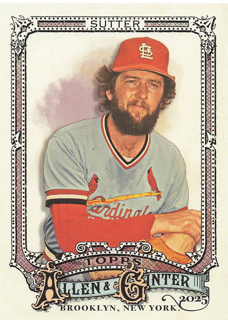 2025 Topps Allen & Ginter Baseball Bruce Sutter #313