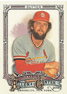 2025 Topps Allen & Ginter Baseball Bruce Sutter #313