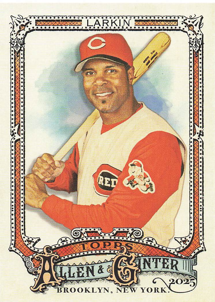 2025 Topps Allen & Ginter Baseball Barry Larkin #315