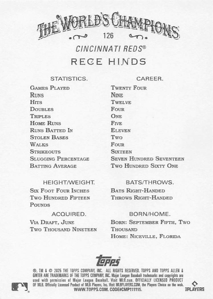 2025 Topps Allen & Ginter Baseball Alec Bohm #234