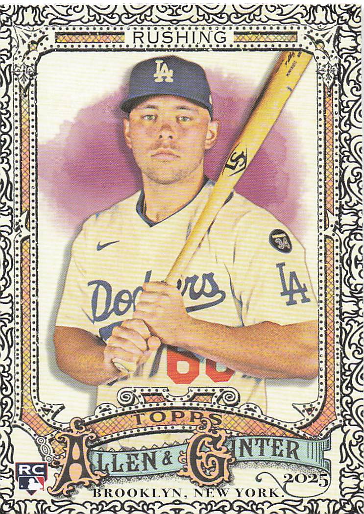 2025 Topps Allen & Ginter Baseball Foil Filagree Dalton Rushing #200 Rookie