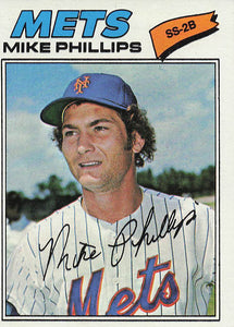 1977 Topps Baseball Mike Phillips #352