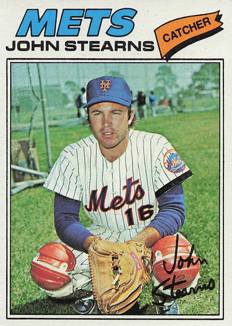 1977 Topps Baseball John Stearns #119