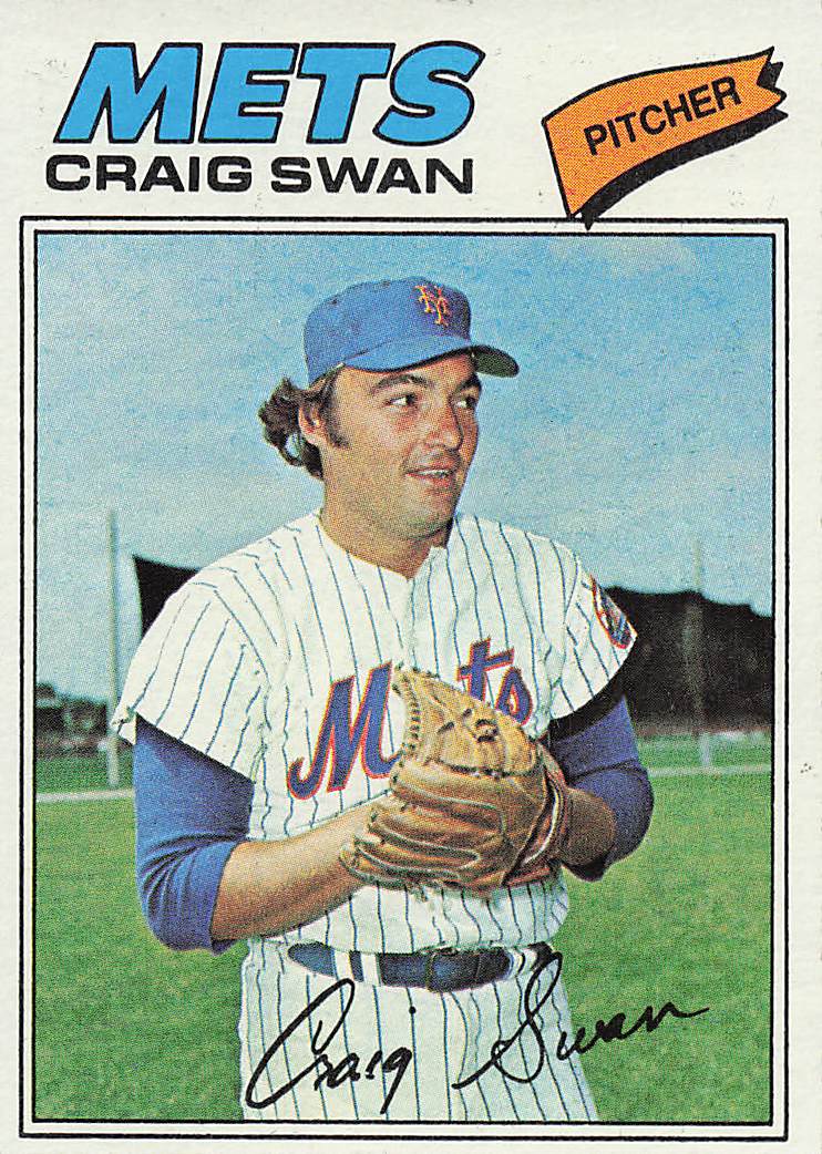 1977 Topps Baseball Craig Swan #94
