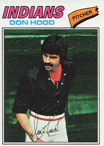 1977 Topps Baseball Don Hood #296