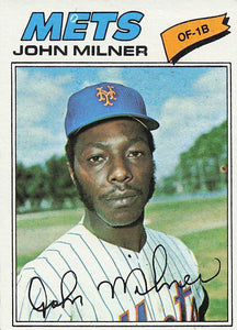 1977 Topps Baseball John Milner #172
