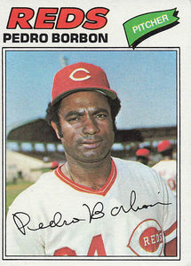 1977 Topps Baseball Pedro Borbon #581
