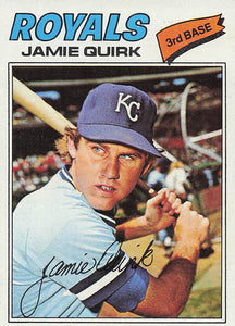1977 Topps Baseball Jamie Quirk #463