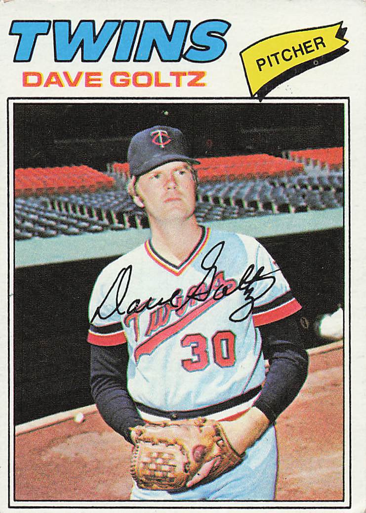 1977 Topps Baseball Dave Goltz #321