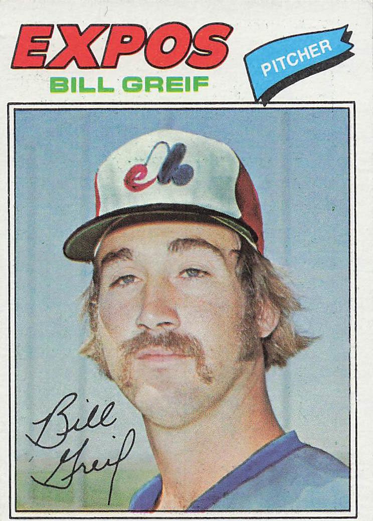 1977 Topps Baseball Bill Greif #112