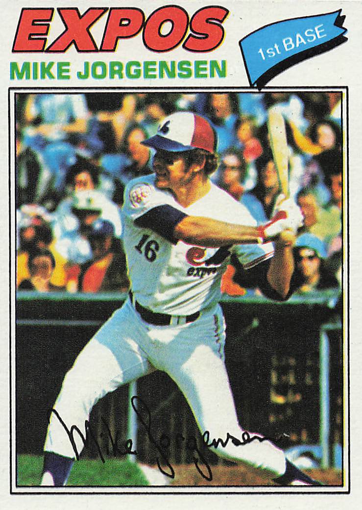 1977 Topps Baseball Mike Jorgensen #368