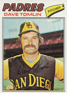 1977 Topps Baseball Dave Tomlin #241