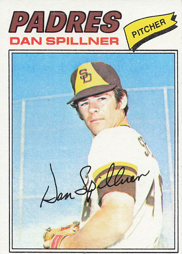 1977 Topps Baseball Dan Spillner #182