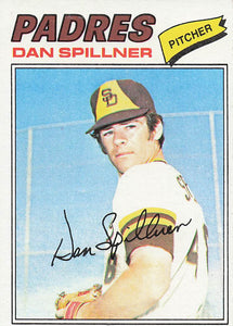 1977 Topps Baseball Dan Spillner #182