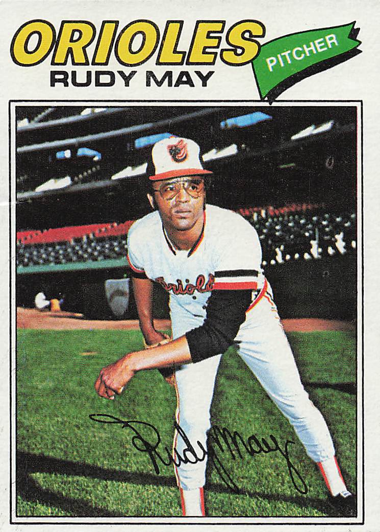 1977 Topps Baseball Rudy May #56
