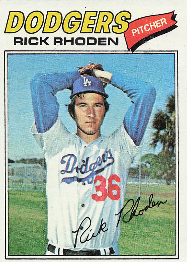 1977 Topps Baseball Rick Rhoden #245