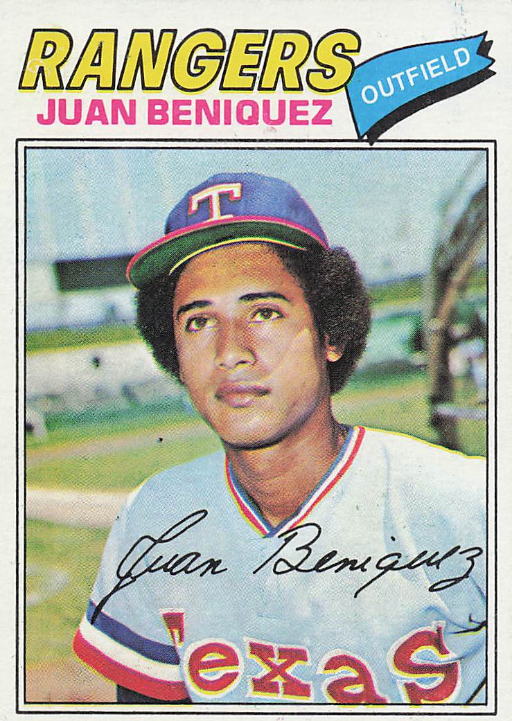 1977 Topps Baseball Juan Beniquez #81