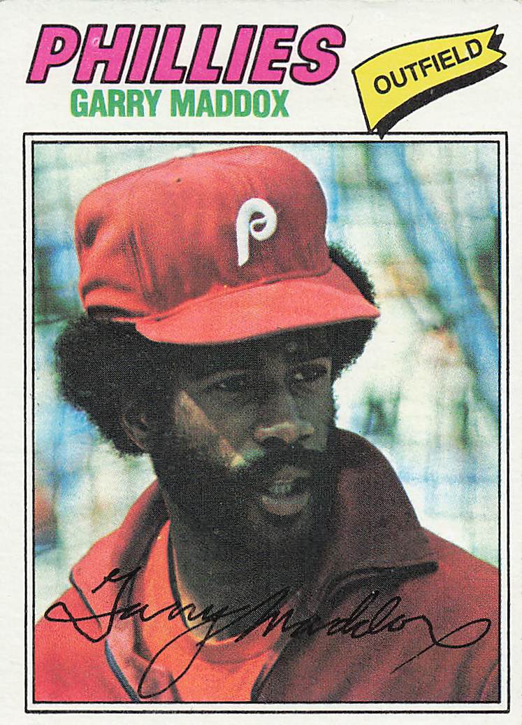 1977 Topps Baseball Garry Maddox #520