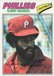 1977 Topps Baseball Garry Maddox #520