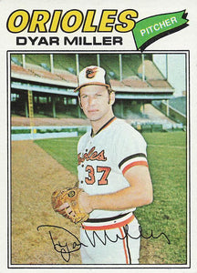 1977 Topps Baseball Dyar Miller #77