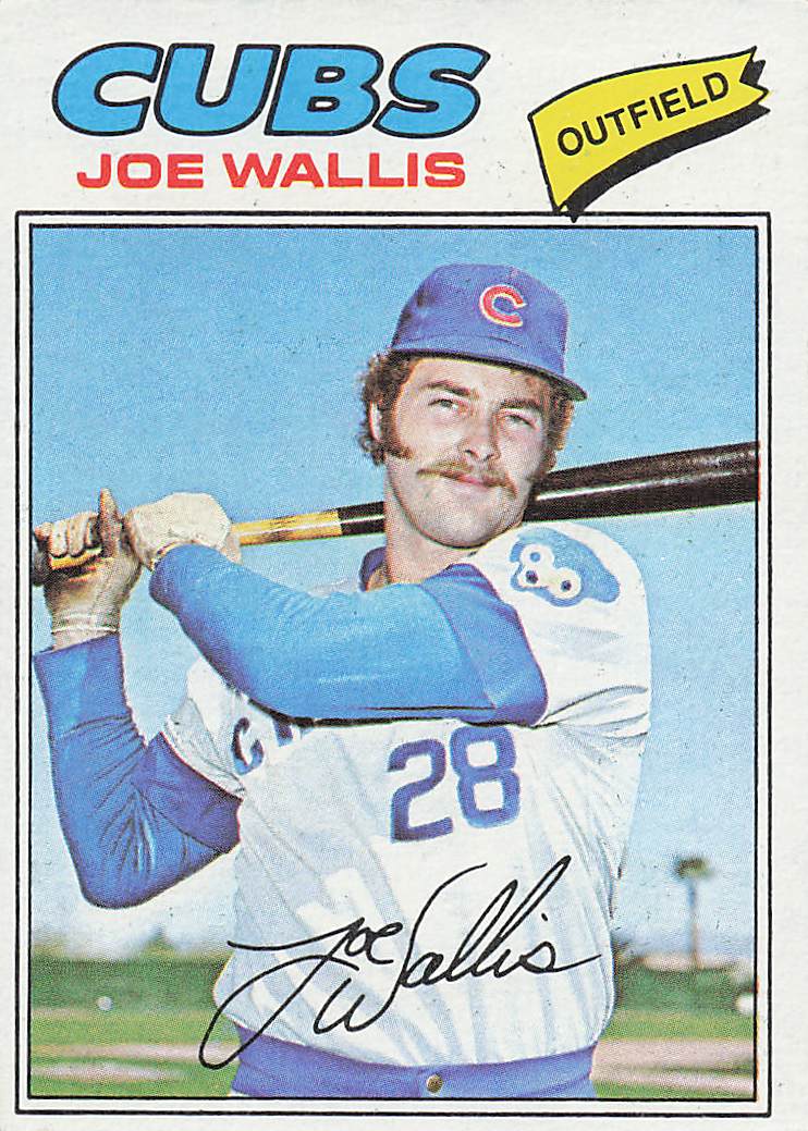 1977 Topps Baseball Joe Wallis #279