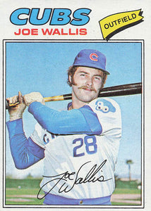 1977 Topps Baseball Joe Wallis #279