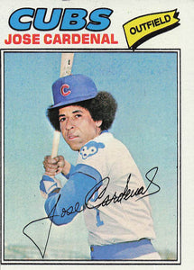 1977 Topps Baseball Jose Cardenal #610