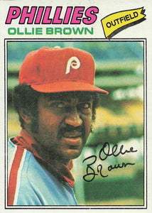 1977 Topps Baseball Ollie Brown #84