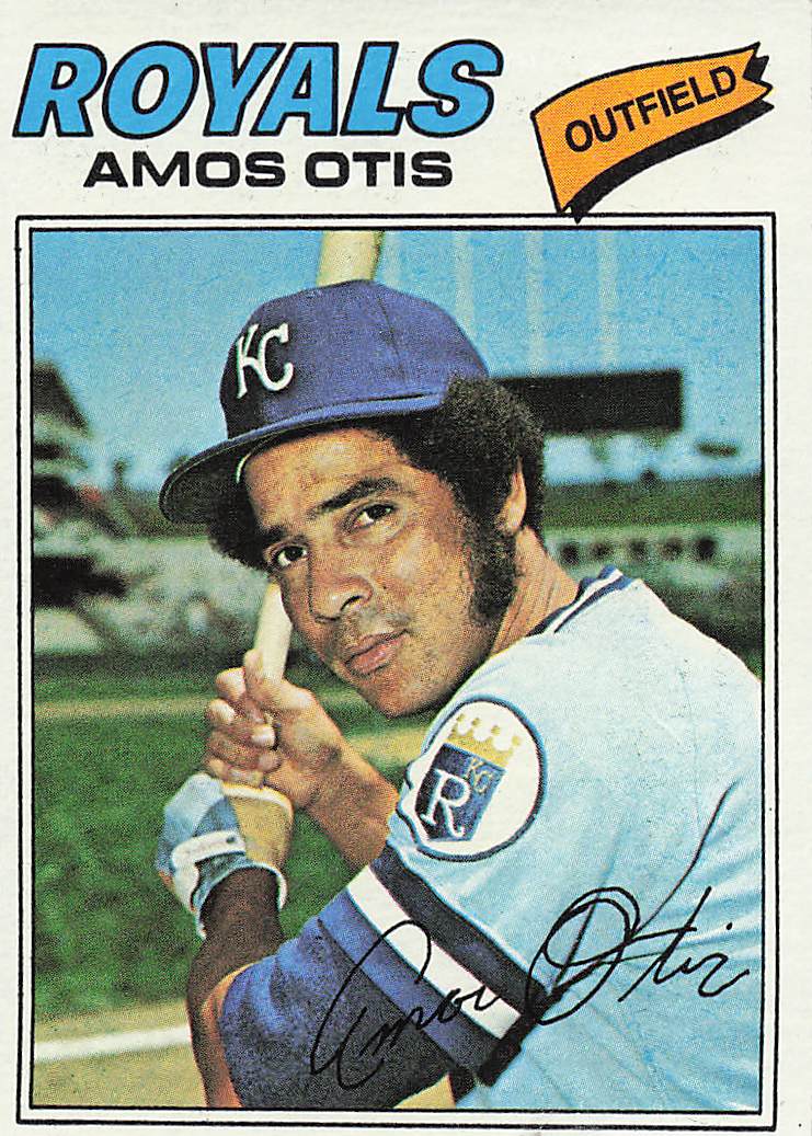 1977 Topps Baseball Amos Otis #290