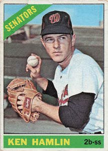 1966 Topps Baseball Ken Hamlin #69