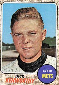 1968 Topps Baseball Dick Kenworthy #63 Rookie