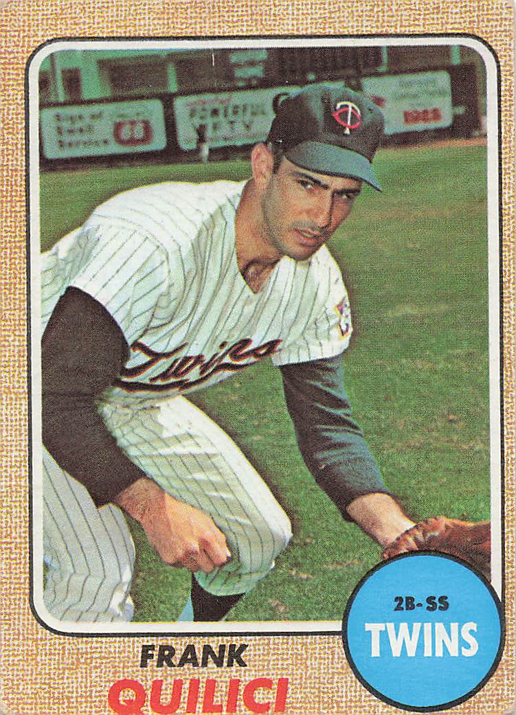 1968 Topps Baseball Frank Quilici #557
