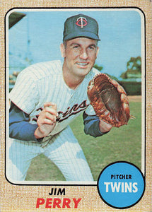 1968 Topps Baseball Jim Perry #393