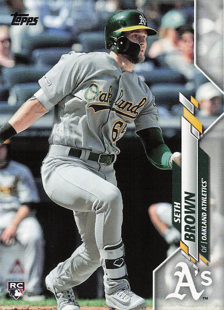 2020 Topps Baseball Seth Brown #123 Rookie