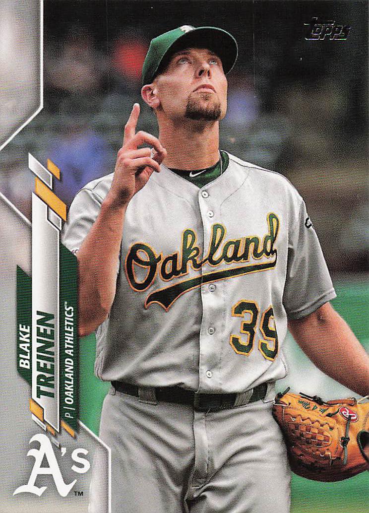 2020 Topps Baseball Blake Treinen #92