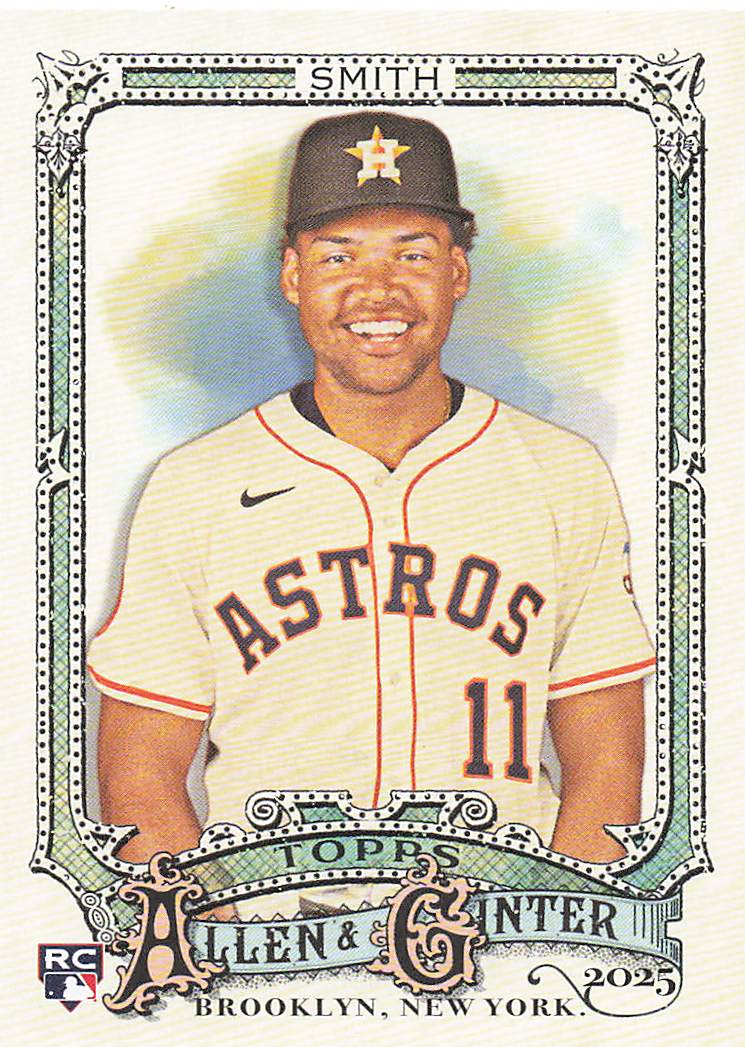 2025 Topps Allen & Ginter Baseball Cam Smith #189 Rookie