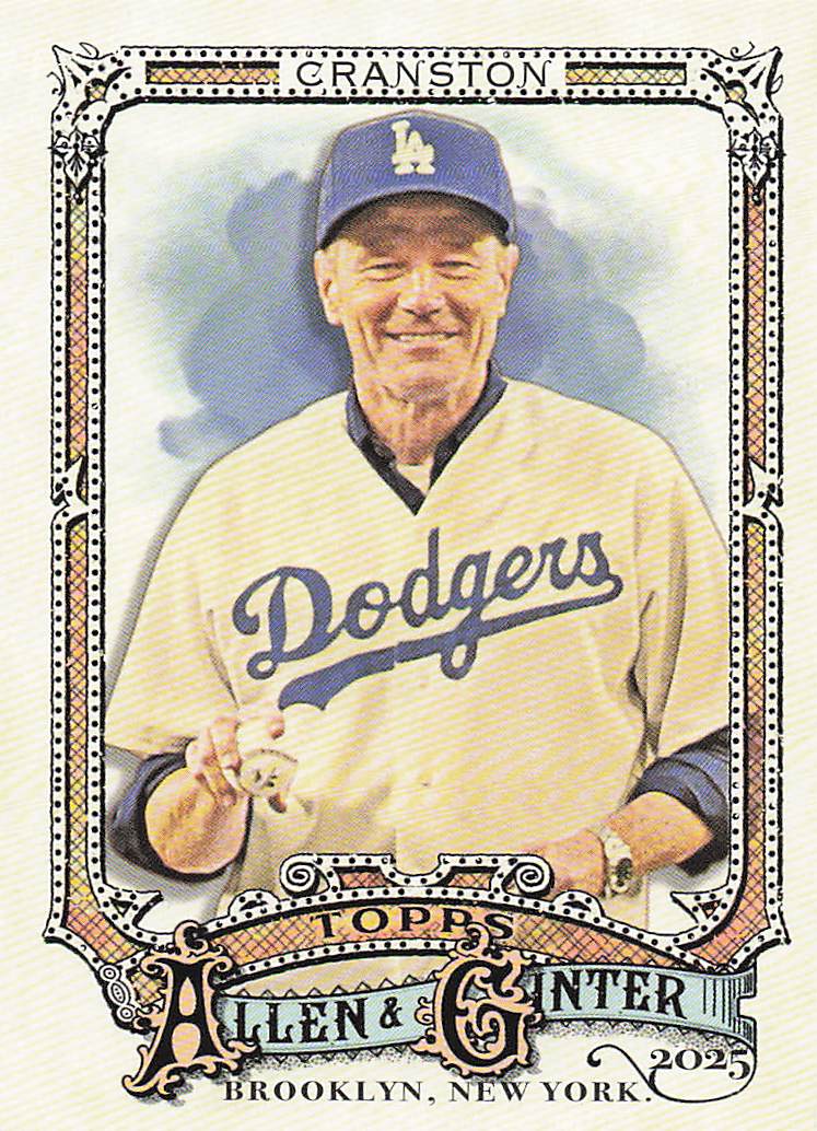 2025 Topps Allen & Ginter Baseball Bryan Cranston #209