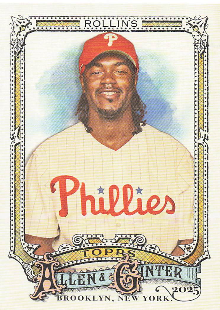 2025 Topps Allen & Ginter Baseball Jimmy Rollins #159