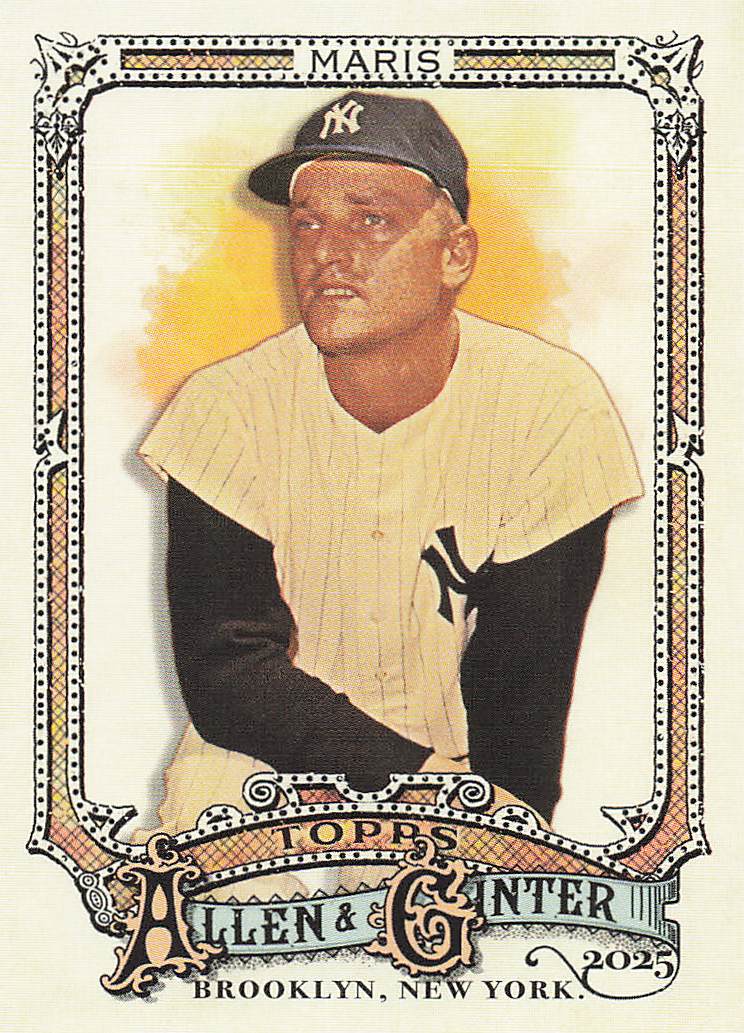 2025 Topps Allen & Ginter Baseball Roger Maris #303