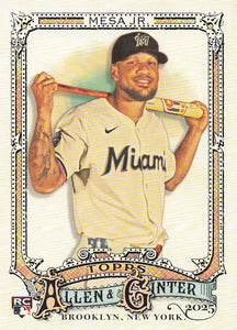 2025 Topps Allen & Ginter Baseball Victor Mesa Jr. #300 Rookie