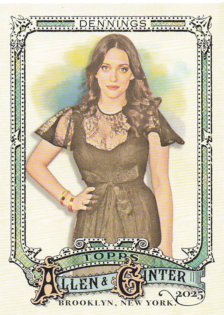 2025 Topps Allen & Ginter Baseball Kat Dennings #213