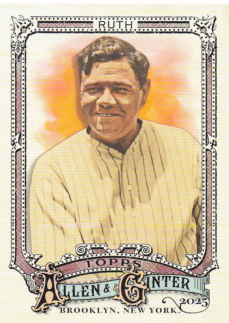 2025 Topps Allen & Ginter Baseball Babe Ruth #28