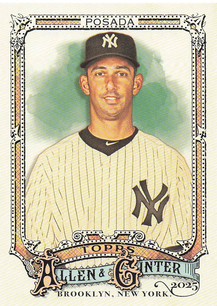 2025 Topps Allen & Ginter Baseball Jorge Posada #182