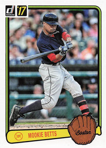 2017 Donruss Baseball Retro Variations 1983 Mookie Betts #RV-4