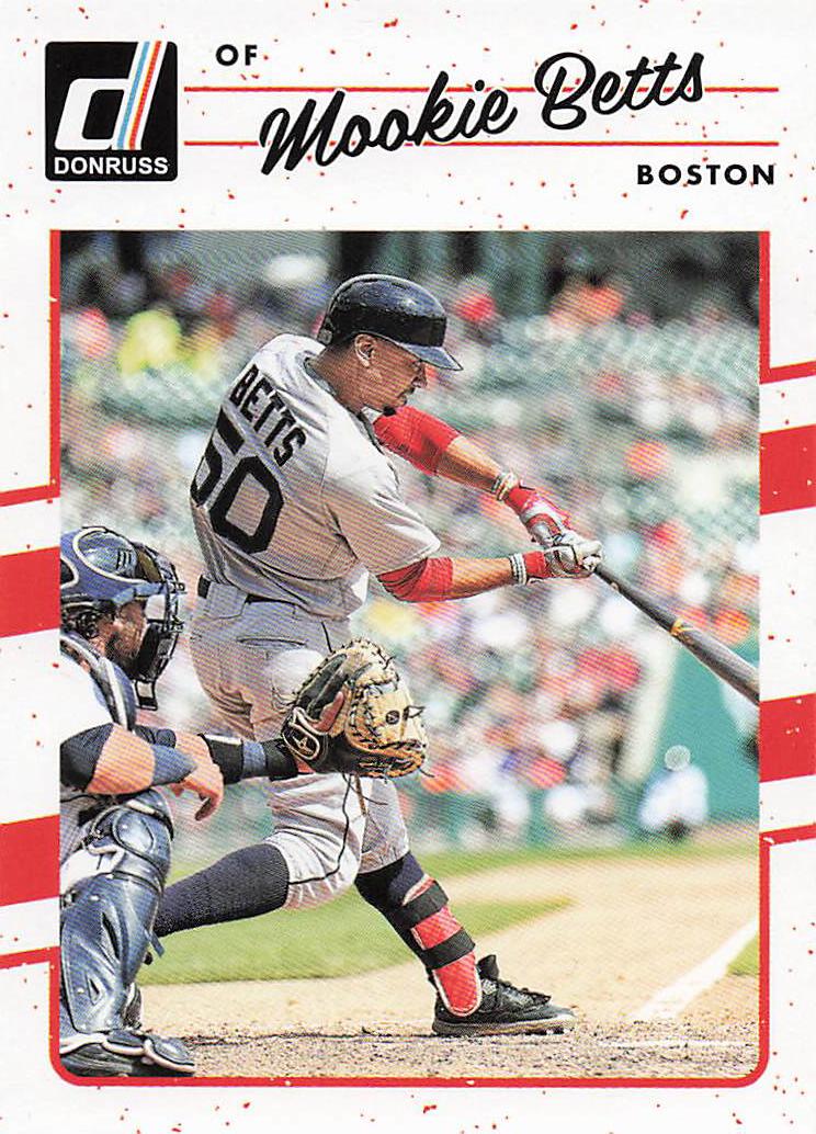 2017 Donruss Baseball Mookie Betts #59b