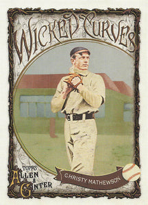 2025 Topps Allen & Ginter Baseball Wicked Curves Christy Mathewson #WC-38