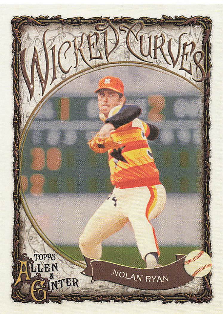 2025 Topps Allen & Ginter Baseball Wicked Curves Nolan Ryan #WC-3