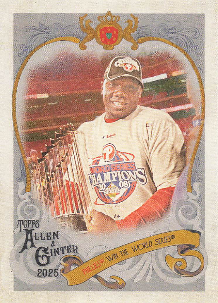 2025 Topps Allen & Ginter Baseball Sweet Victory Ryan Howard #SV-33
