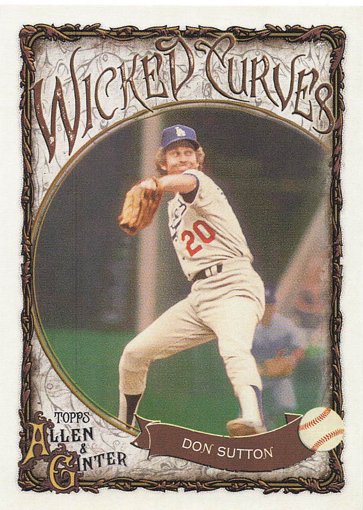 2025 Topps Allen & Ginter Baseball Wicked Curves Don Sutton #WC-36